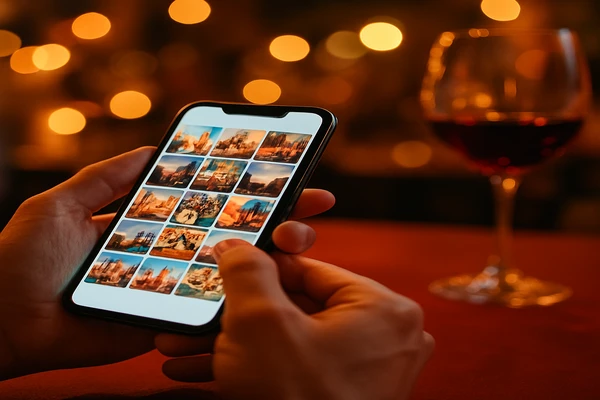 হাতে স্মার্টফোন নিয়ে একজন ব্যবহারকারী ডিজিটাল প্ল্যাটফর্মটি স্বাচ্ছন্দ্যে ব্যবহার করছেন