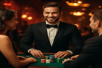 সোনালি কয়েন ও রুলেটের গতিময় ক্যাসিনো দৃশ্য